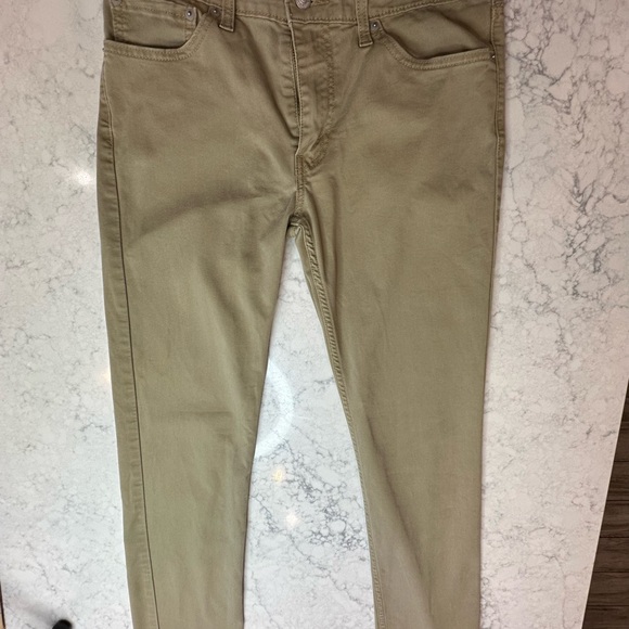 Levis 511 Slim All Seasons Tech Stretch Jeans in Harvest Gold/Tan Size 32x34 - Picture 6 of 8